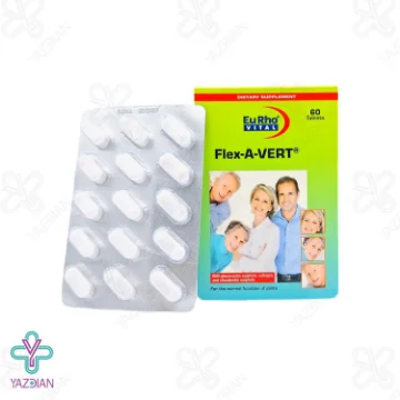 قرص مفاصل فلکس اورت یوروویتال حاوی گلوکزامین و کندرویتین - 60 عددی	
