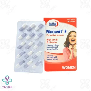کپسول تقویتی بانوان ماکاویت اف یوروویتال - 60 عددی	