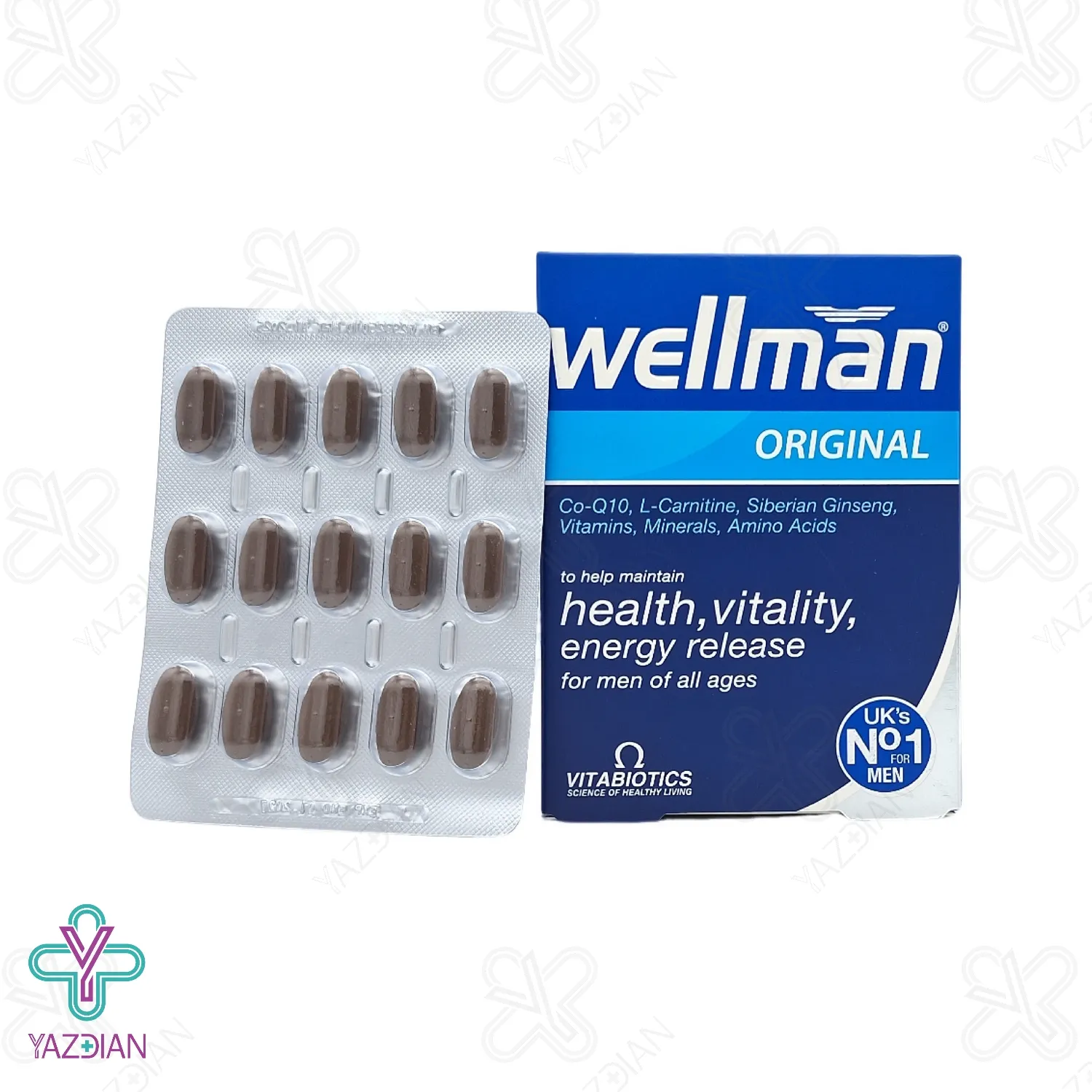 قرص مولتی ویتامین آقایان ول من اورجینال ویتابیوتیکس - 30 عددی	