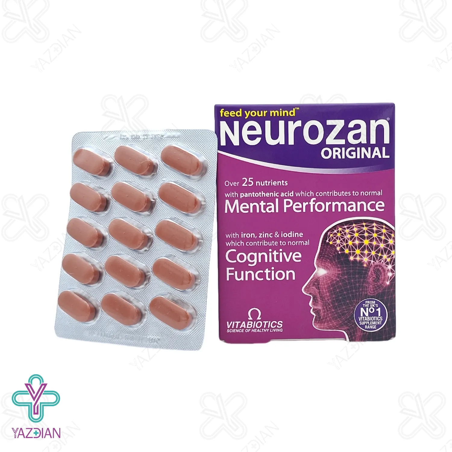 قرص نئوروزان اوریجینال ویتابیوتیکس - 30 عددی	