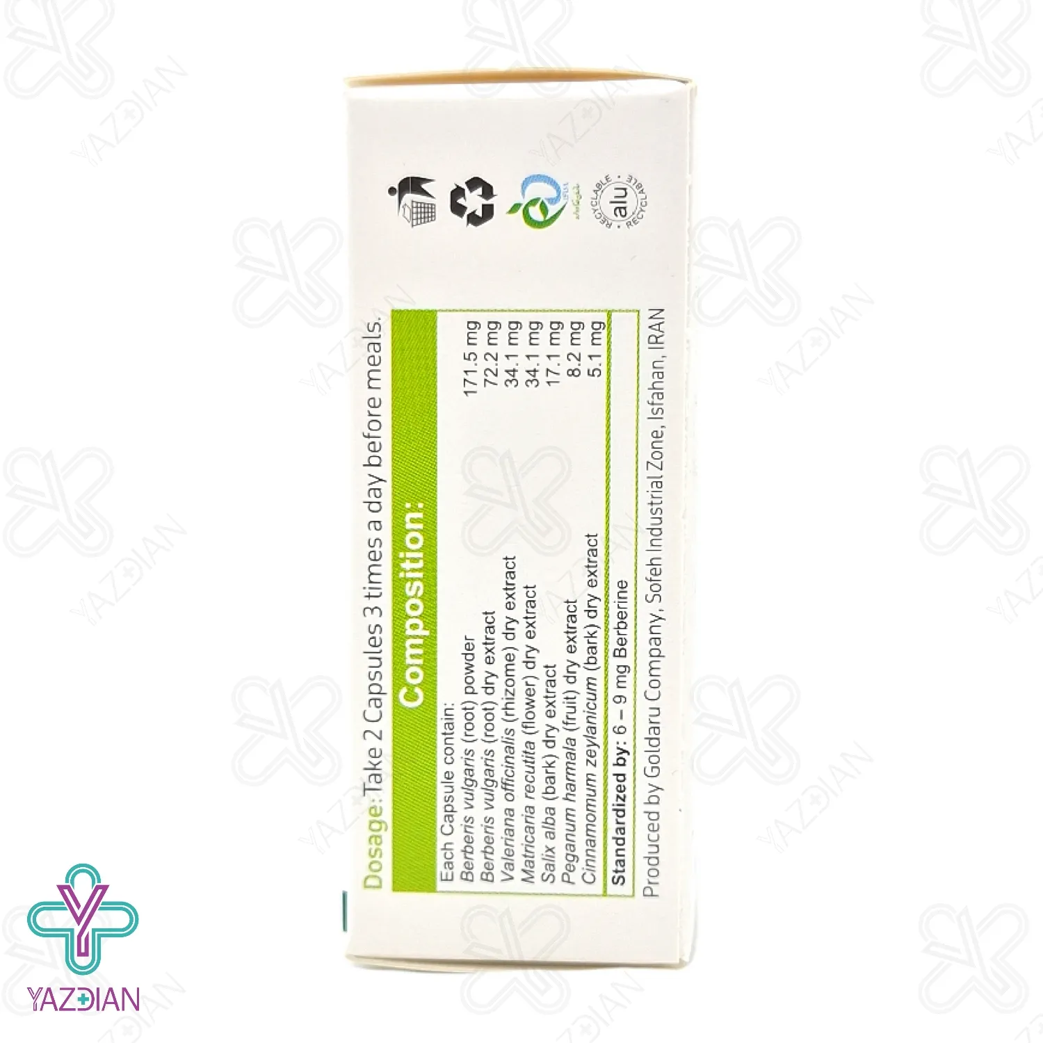 کپسول رها گل دارو - 30 عددی	