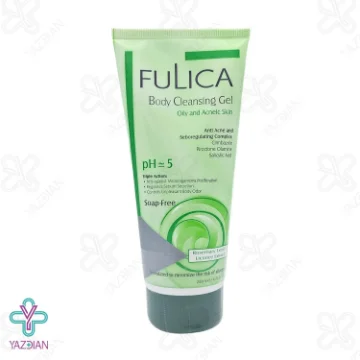 شامپو بدن فولیکا مناسب پوست های چرب - 200 میلی لیتر	