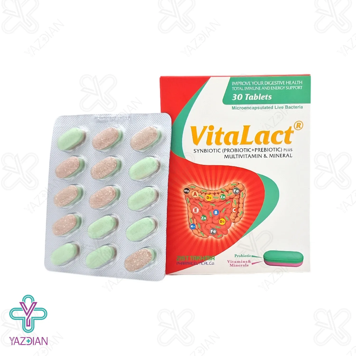 قرص ویتالاکت زیست تخمیر - 30 عددی	