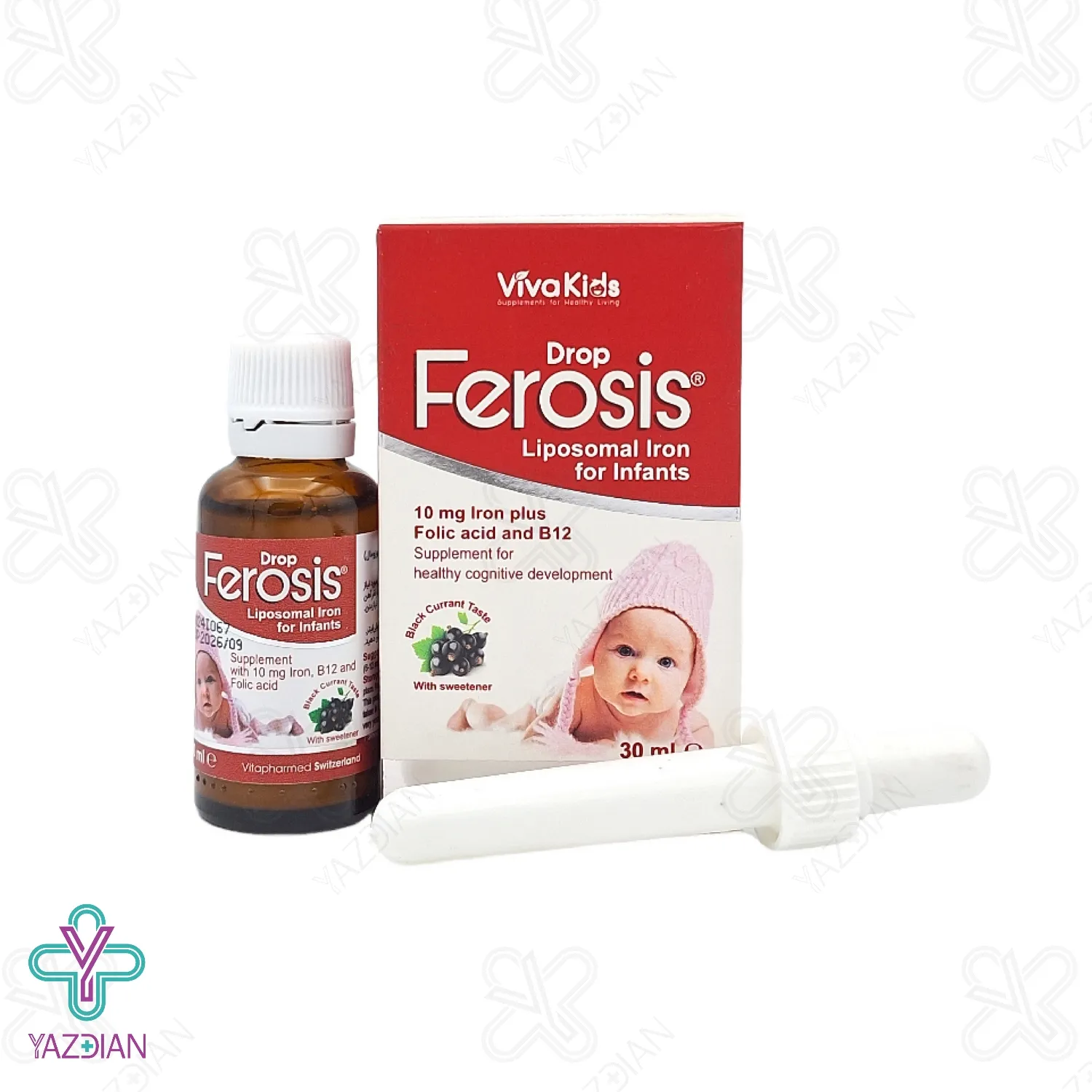 قطره آهن فروسیس ویواکیدز - 30 میلی لیتر	