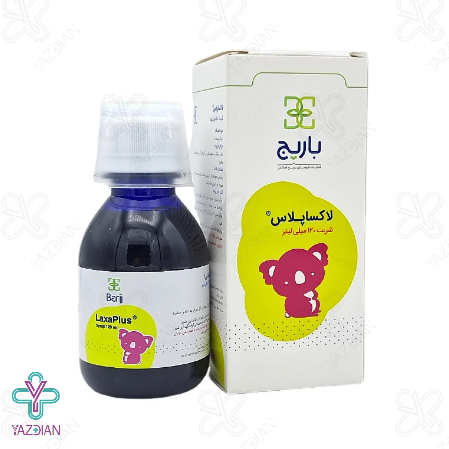 شربت ملین لاکساپلاس باریج اسانس - 120 میلی لیتر	