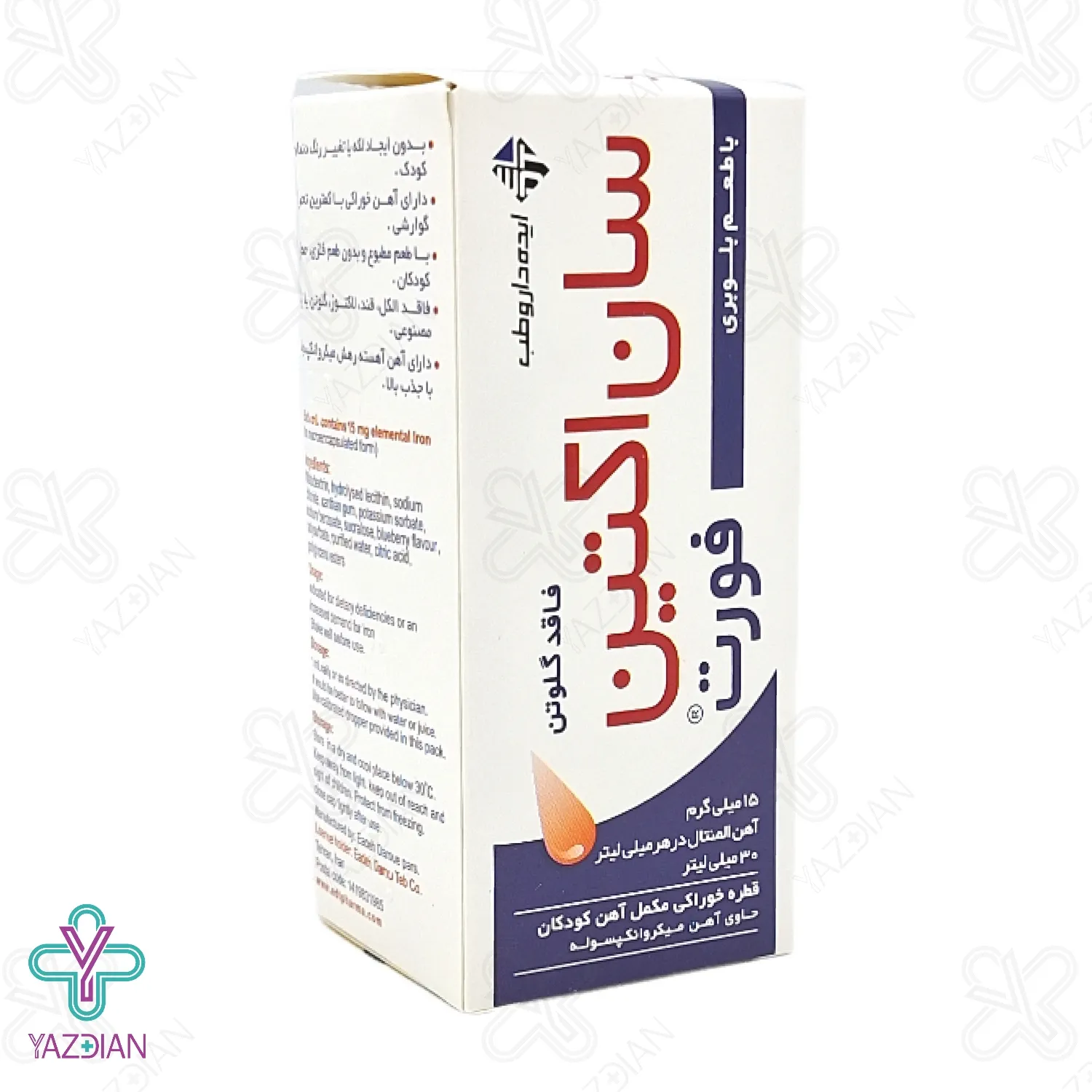 قطره آهن سان اکتین فورت ایده دارو طب - 30 میلی لیتر	