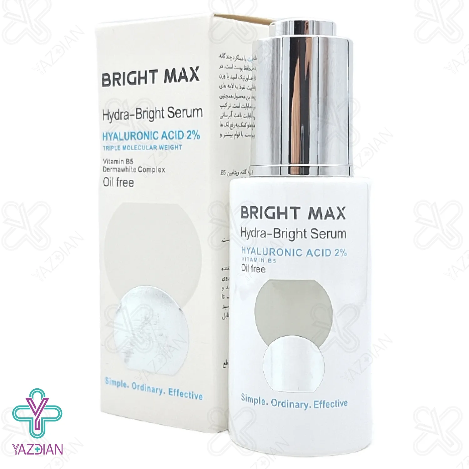سرم هیالورونیک اسید 2 درصد برایت مکس - 30 میلی لیتر	