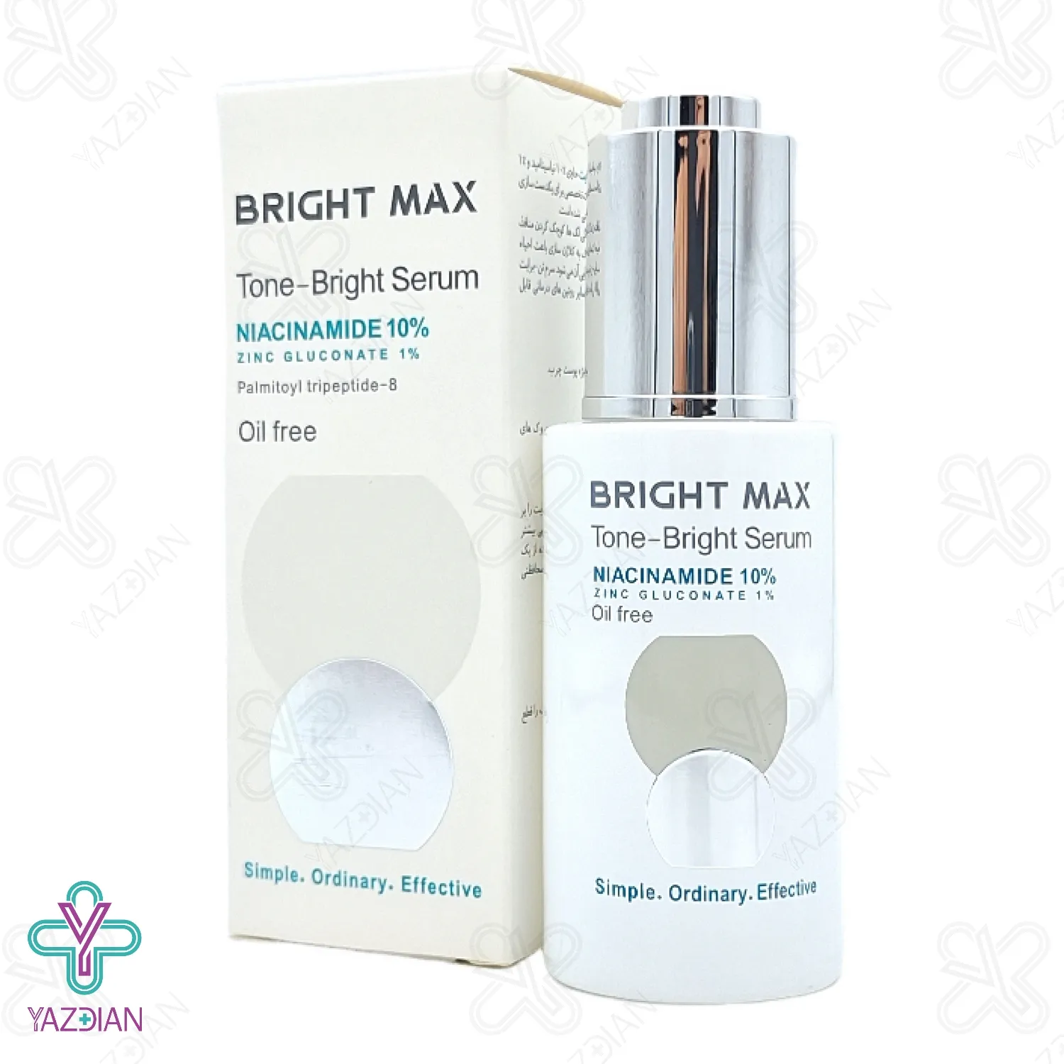 سرم روشن کننده نیاسینامید 10 درصد برایت مکس - 30 میلی لیتر	