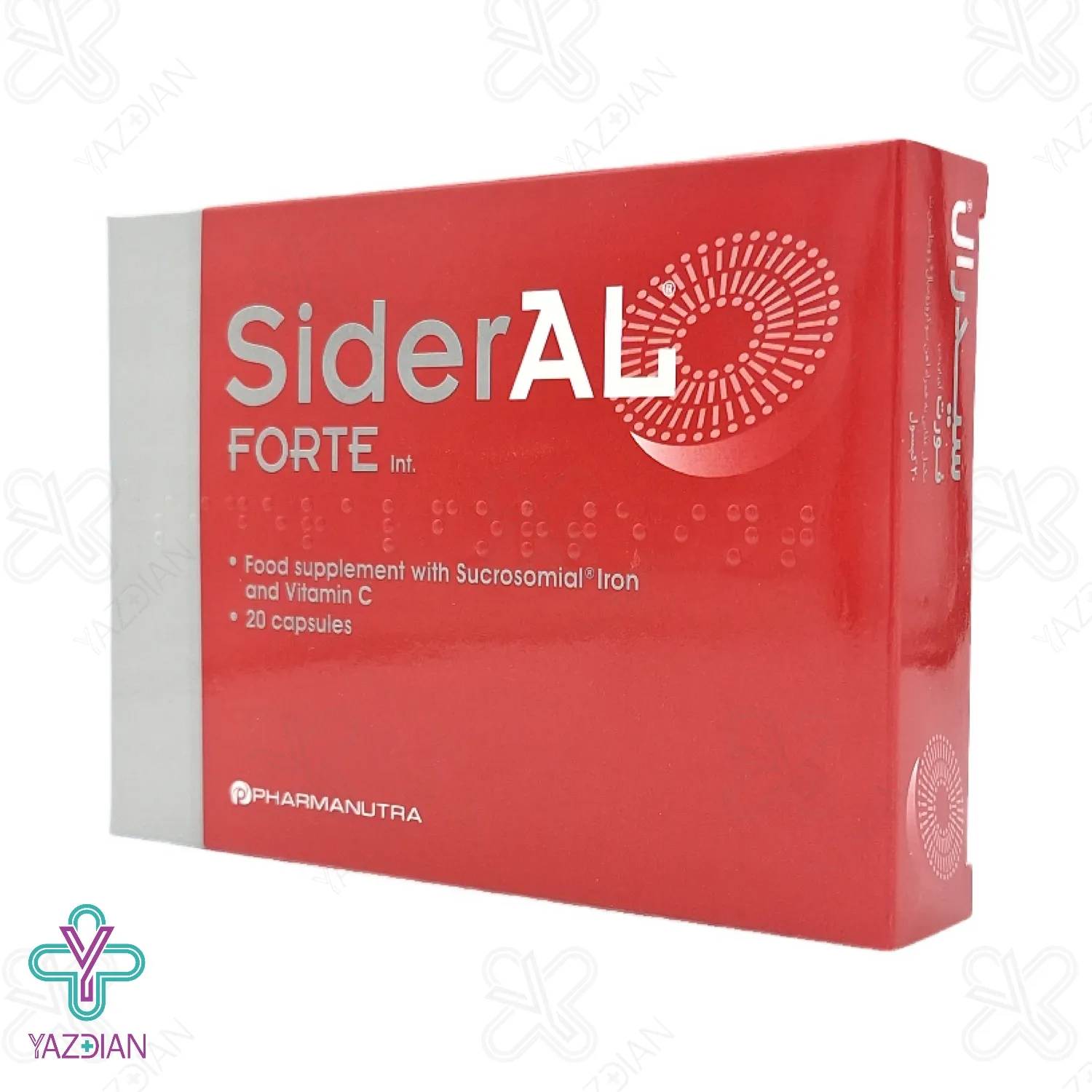کپسول آهن و ویتامین ث سیدرال فورت فارمانوترا - 20 عددی	
