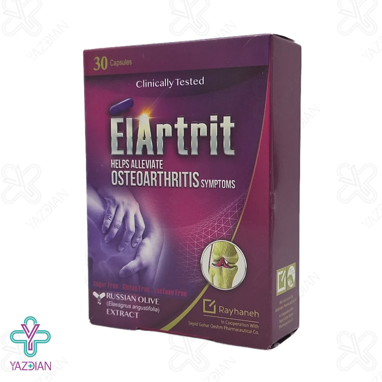 کپسول تقویت مفاصل الارتریت ریحان - 30 عددی	