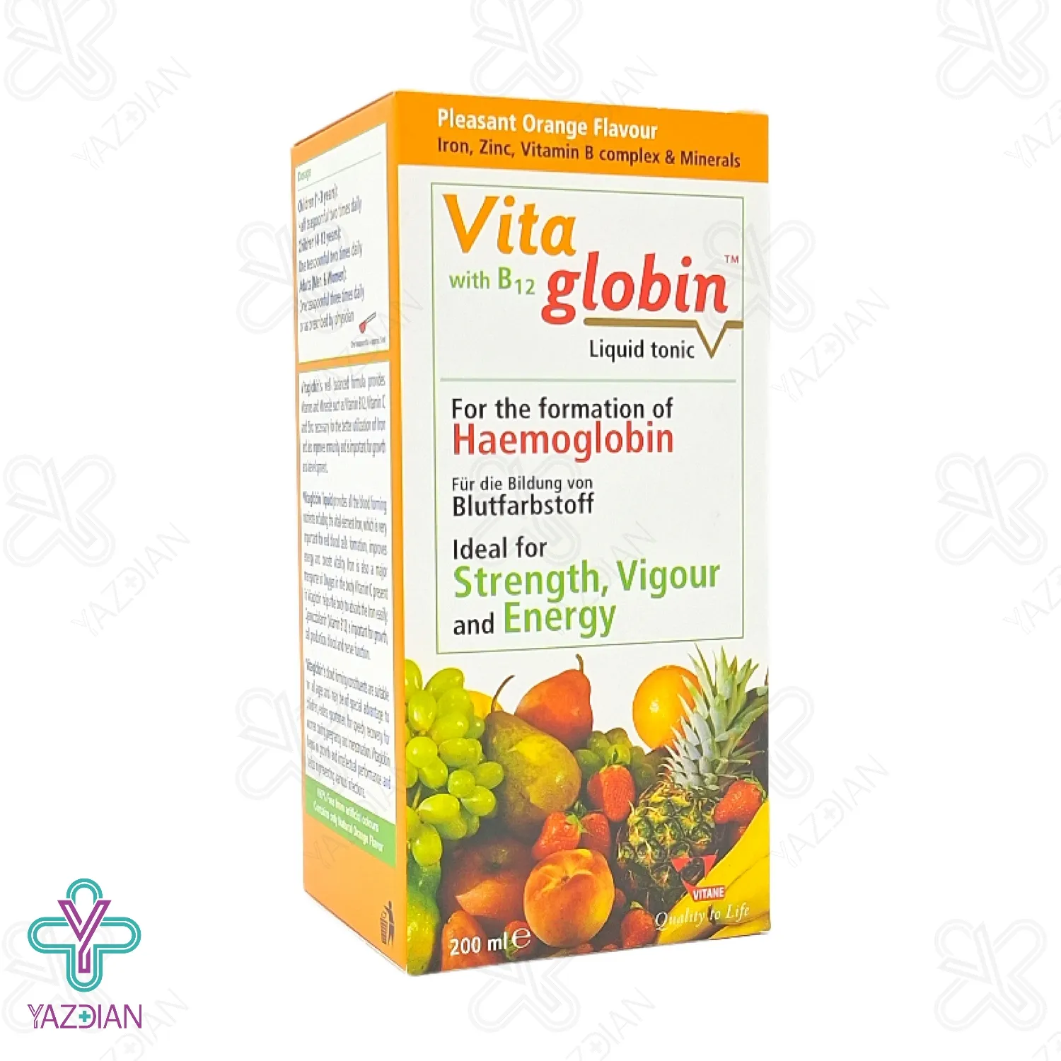 شربت آهن و مولتی ویتامین ویتاگلوبین ویتان - 200 میلی لیتر	