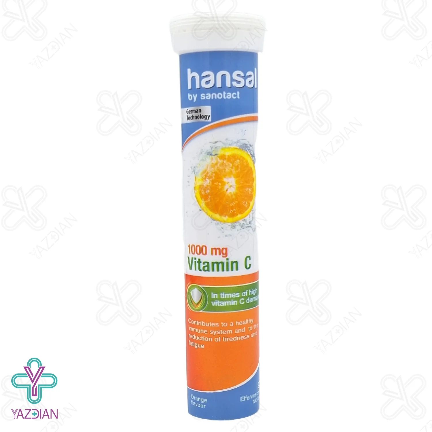 قرص جوشان ویتامین ث 1000 هانسال - 20 عددی	