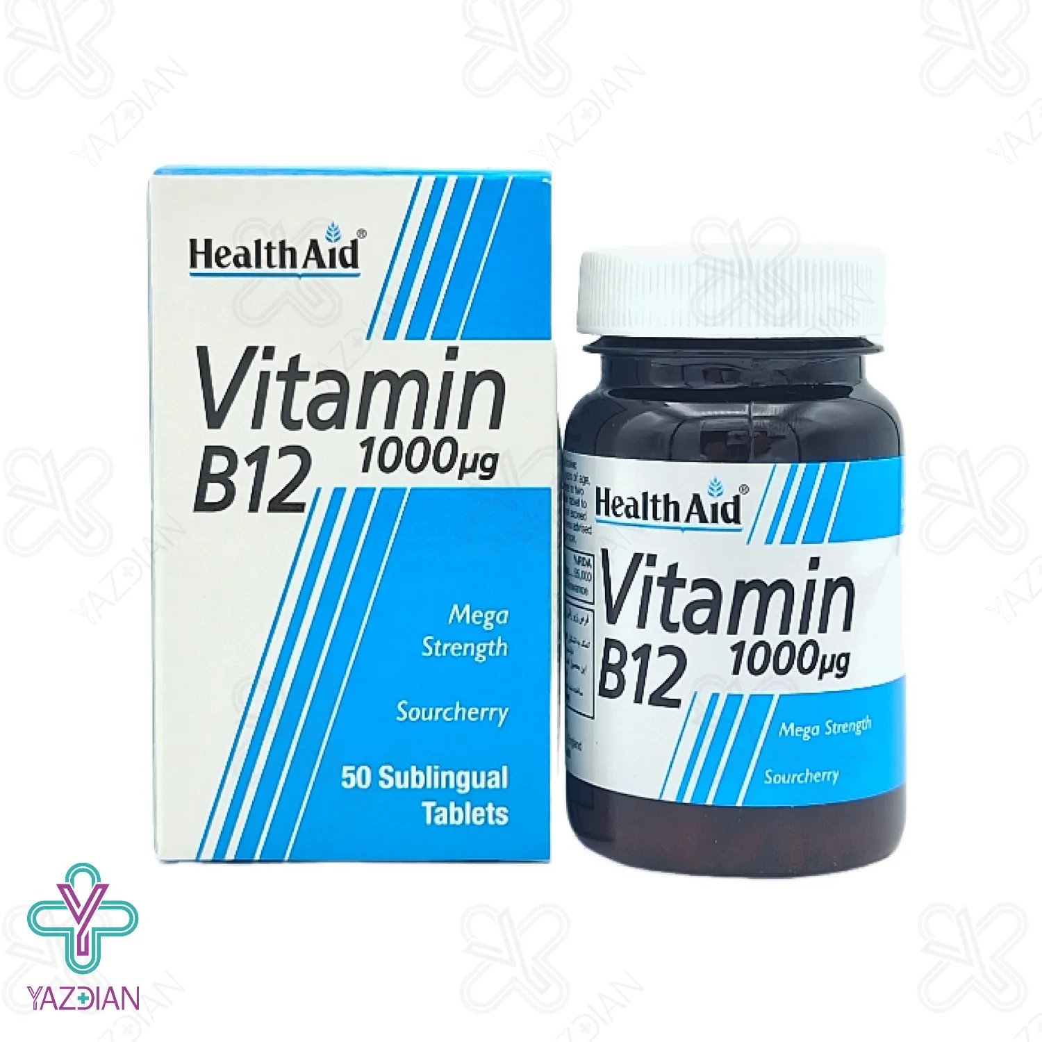 قرص ویتامین ب12 هلث اید - 50 عددی	
