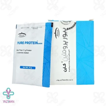 پودر پیور پروتئین و گلوتامین کارن - 10 ساشه	