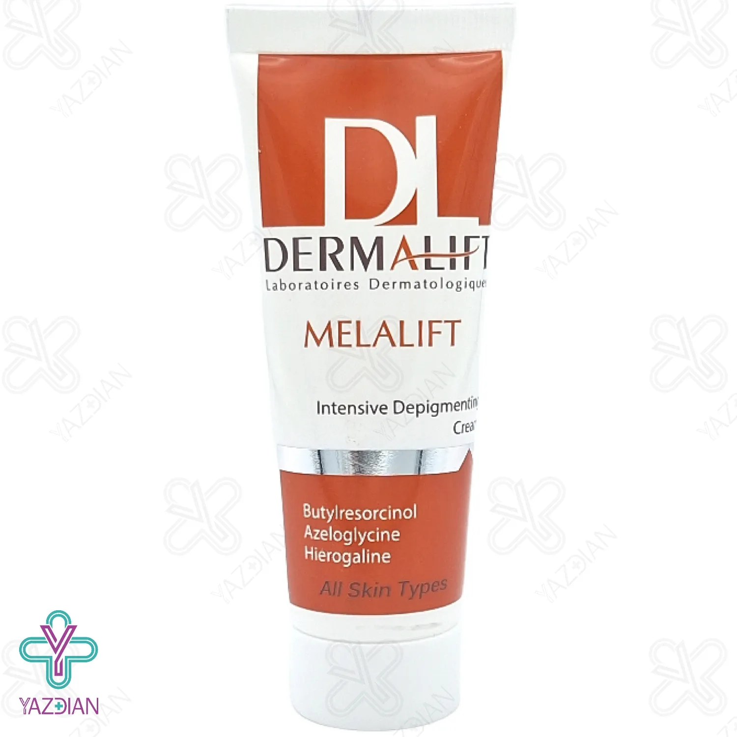 کرم روشن کننده قوی پوست ملالیفت درمالیفت - 40 میلی لیتر	