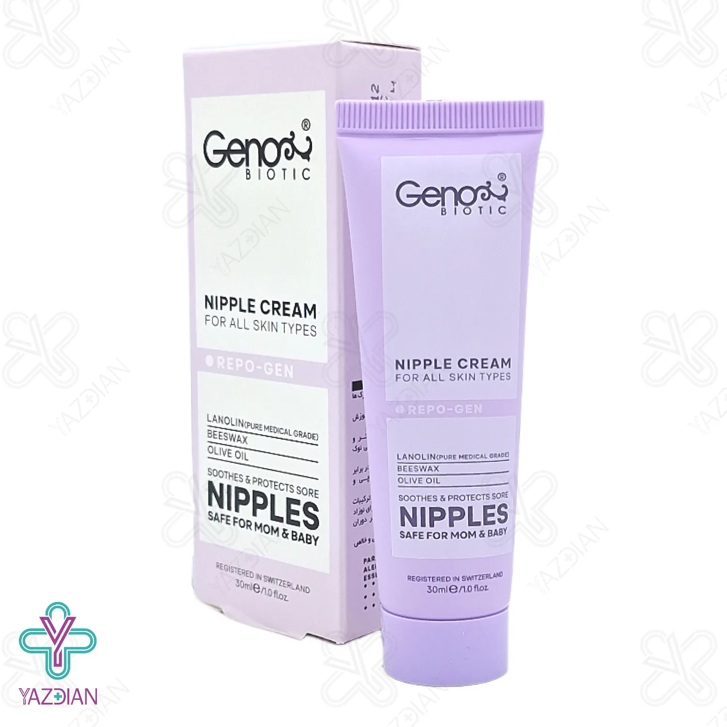 کرم رفع شقاق سینه ژنوبایوتیک - 30 میلی لیتر	