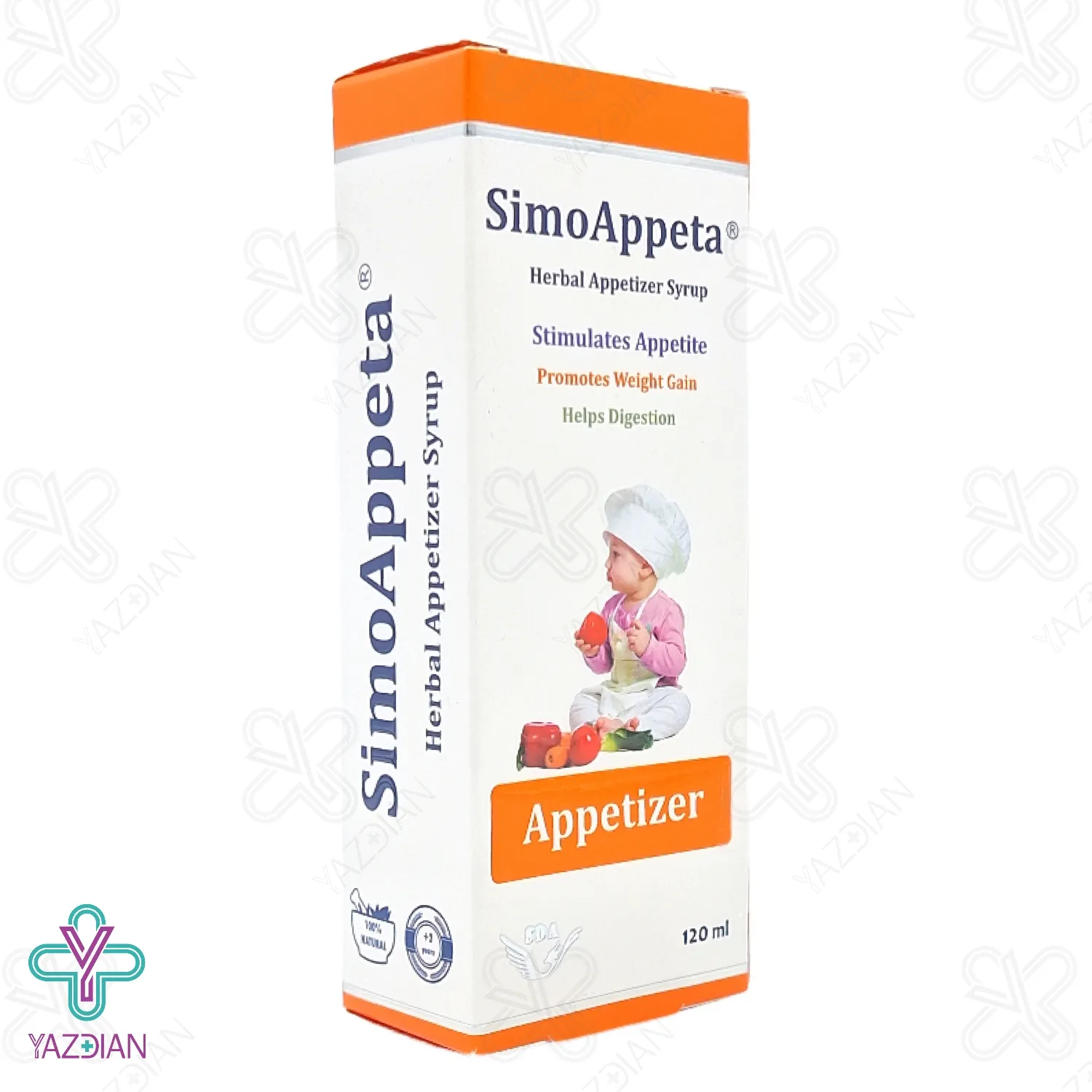 شربت اشتها آور سیمو اپتا سیمرغ دارو عطار - 120 میلی لیتر	