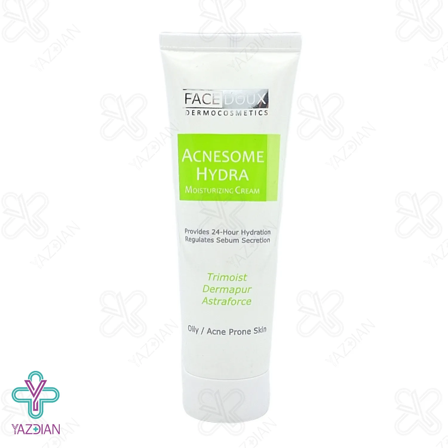 کرم آبرسان و مرطوب کننده پوست چرب آکنه زوم هیدرا فیس دوکس - 50 میلی لیتر	