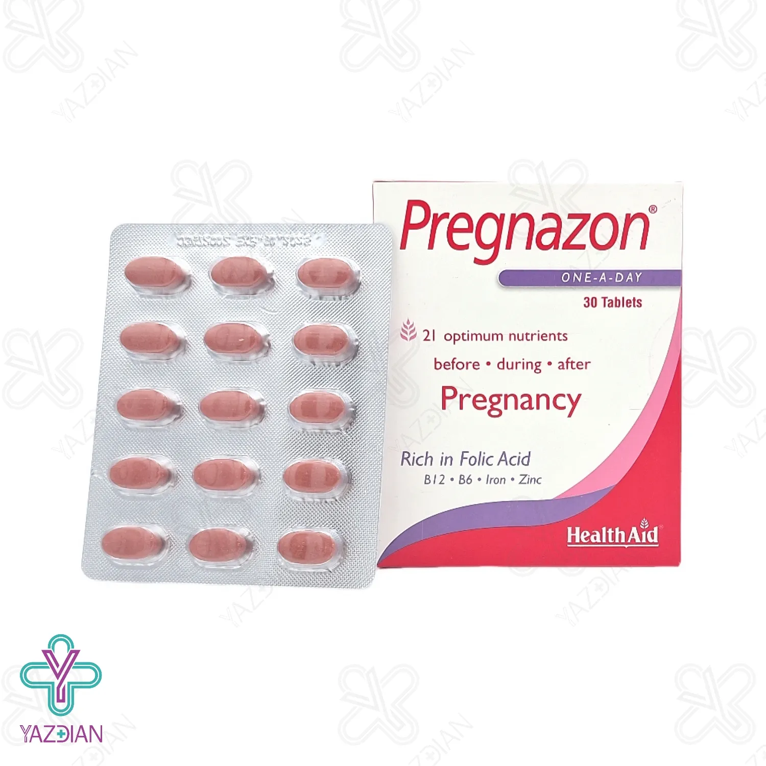 قرص بانوان پرگنازون هلث اید - 30 عددی	