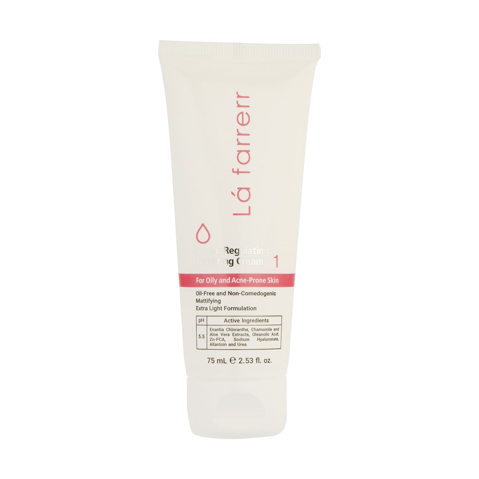 تصویر  کرم آبرسان و کنترل کننده چربی پوست چرب لافارر - 75 میلی لیتر