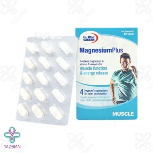 قرص منیزیم پلاس یوروویتال - 30 عددی	