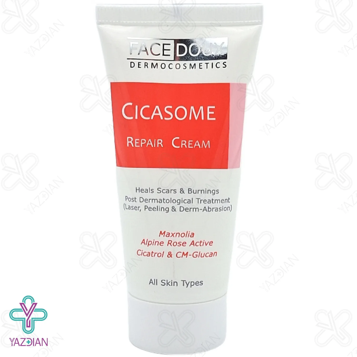 کرم ترمیم کننده سیکازوم فیس دوکس - 30 میلی لیتر	