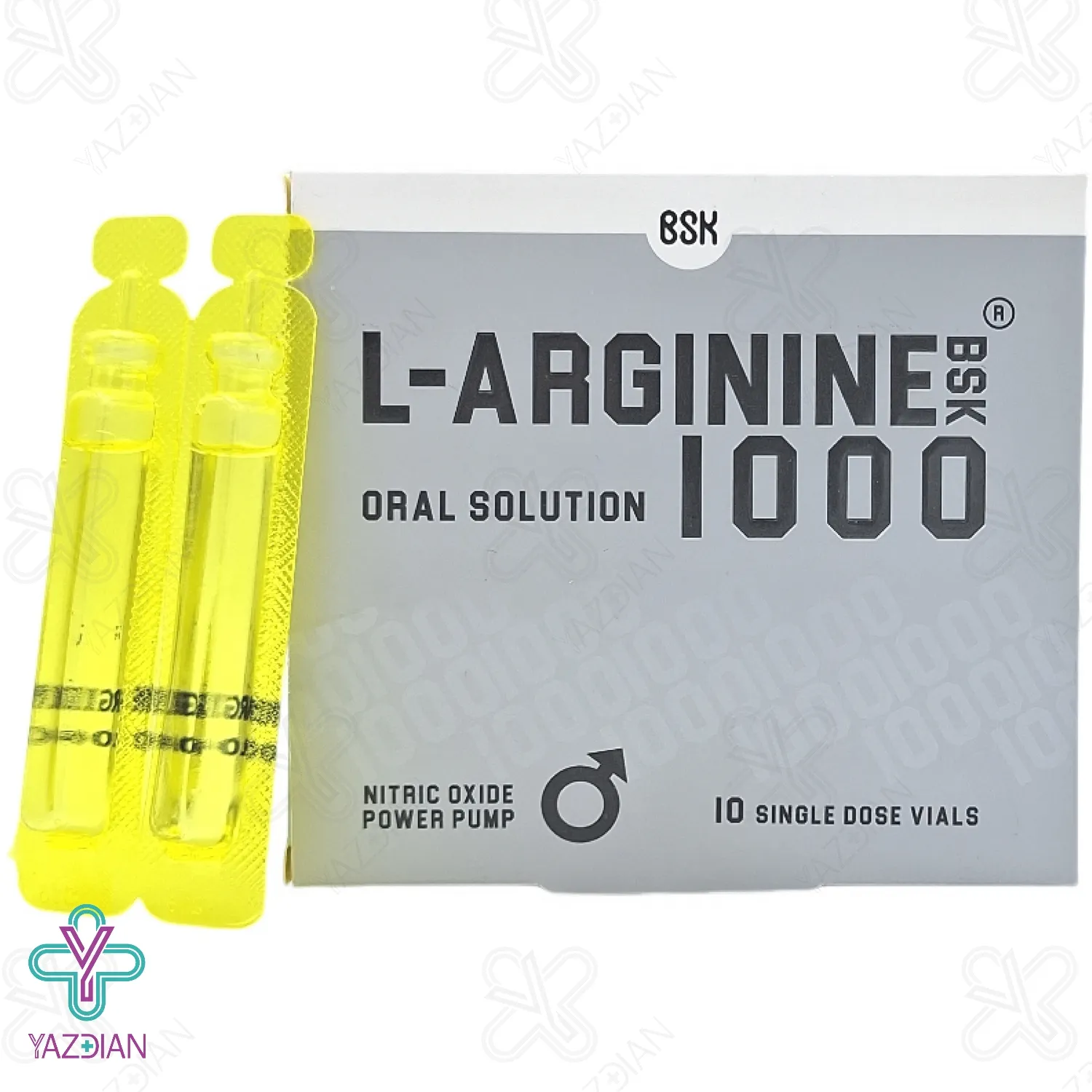 ویال خوراکی ال آرژنین 1000 بی اس کی – 10 عددی	