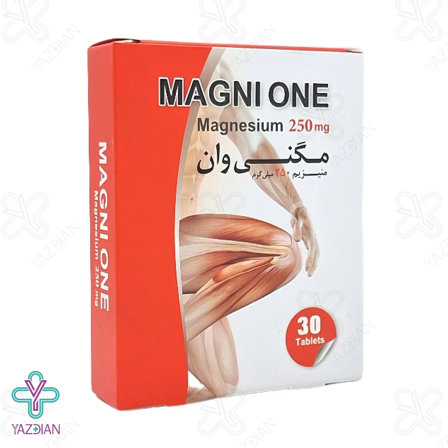 قرص منیزیم 250 مگنی وان دنیا دارو سپهر - 30 عددی	