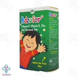 قطره تقویت کننده ویتامین آد همراه آهن آدزوفر بی اس کی - 30 میلی لیتر	