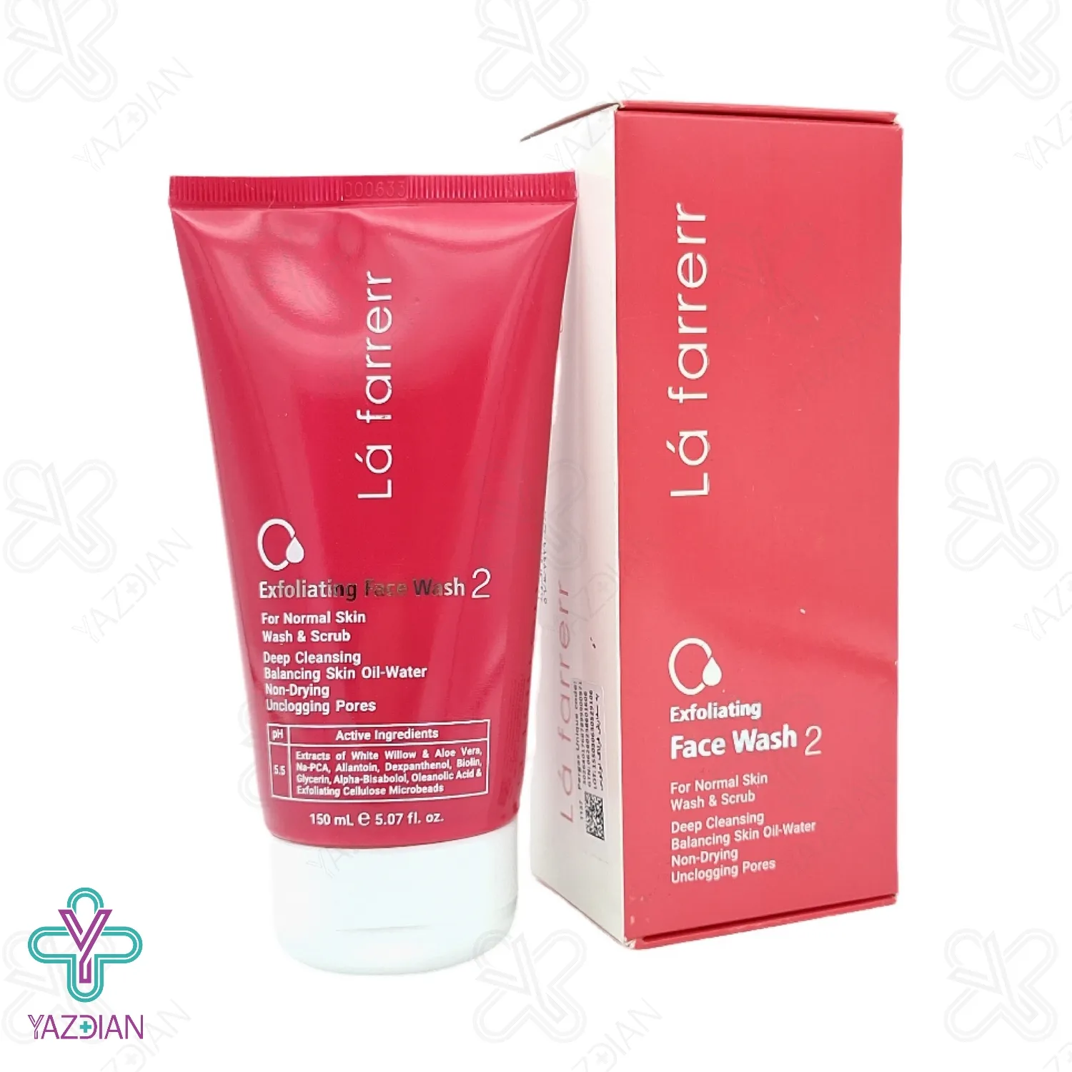 ژل شستشوی صورت پوست معمولی لافارر - 150 میلی لیتر	