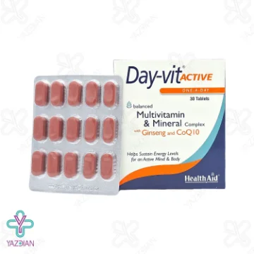 قرص مولتی ویتامین دی ویت اکتیو هلث اید - 30 عددی	