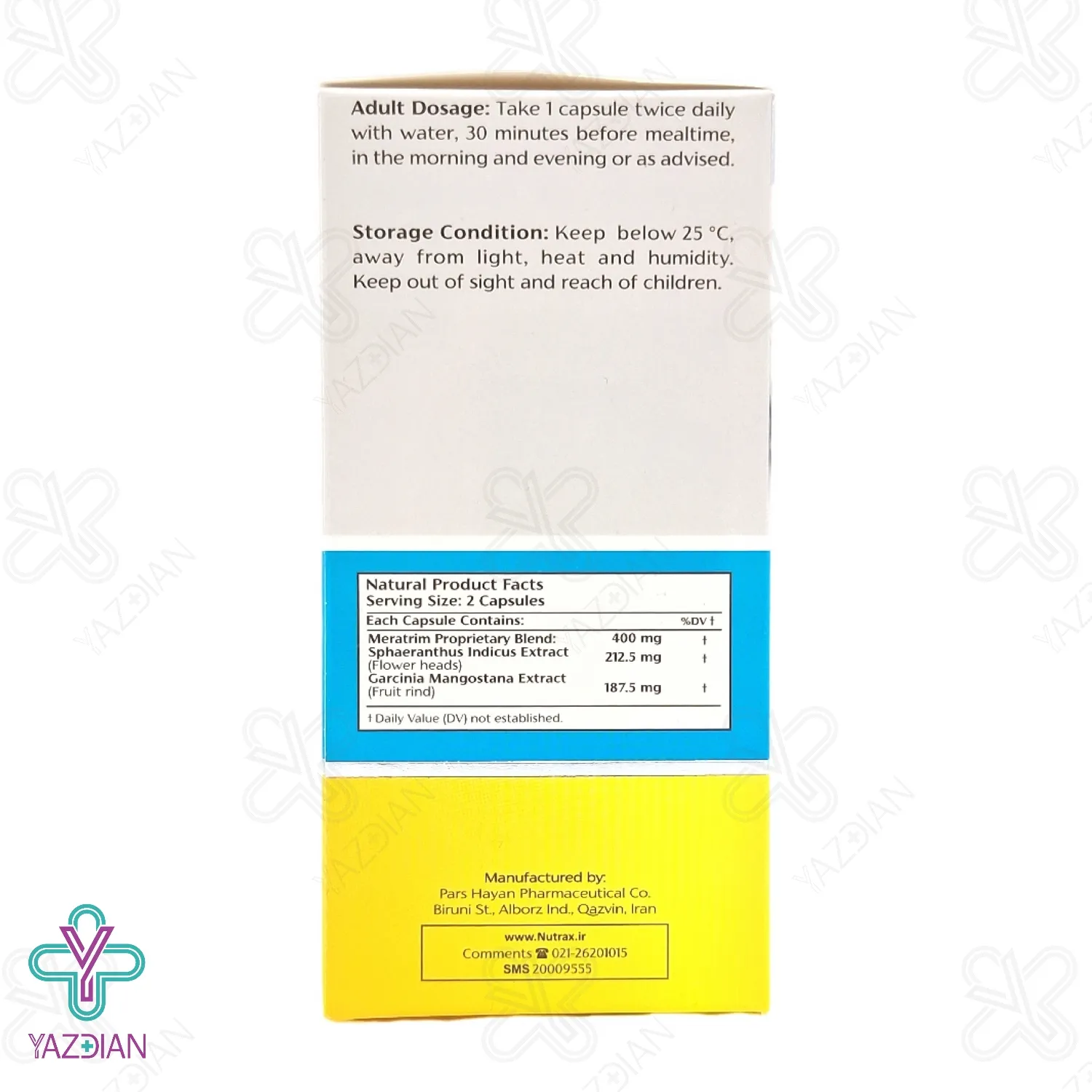 کپسول کاهش وزن ردوکسا نوتراکس - 60 عددی	