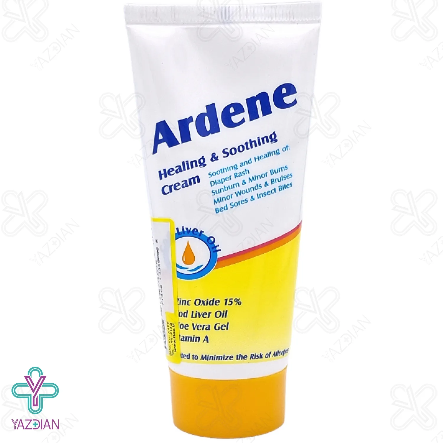 کرم ضد سوختگی حاوی روغن کبد ماهی آردن - 50 میلی لیتر	