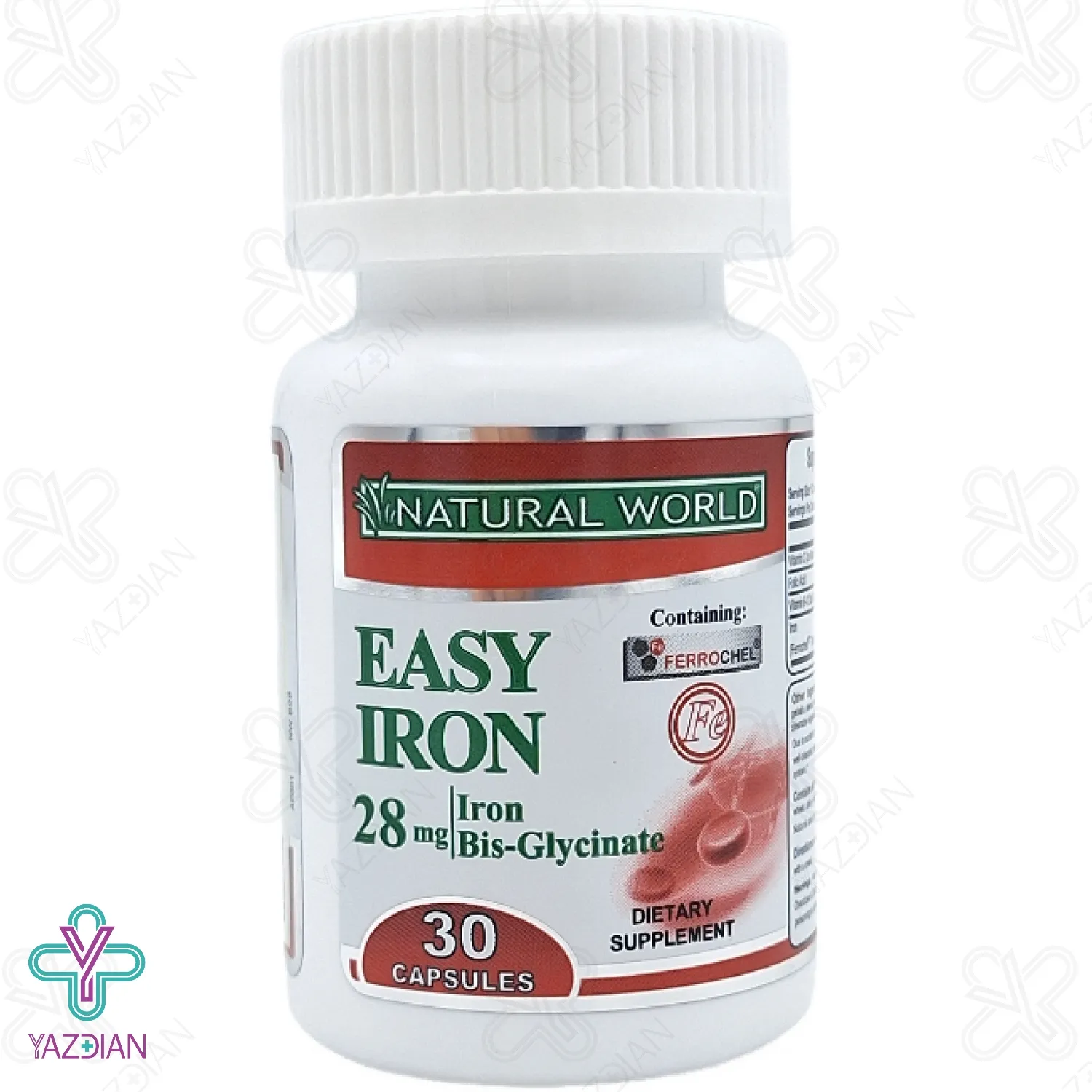 کپسول آهن ایزی آیرون نچرال ورد – 30 عددی	