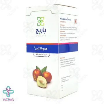 شربت هموبالانس عناب باریج اسانس - 120 میلی لیتر	