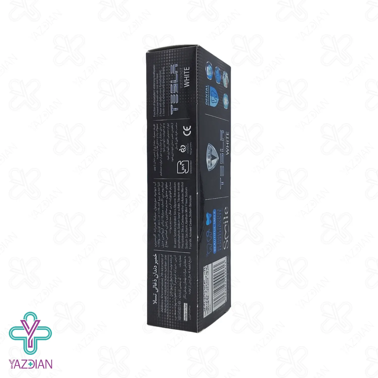 خمیر دندان زغالی تسلا – 100 گرم	