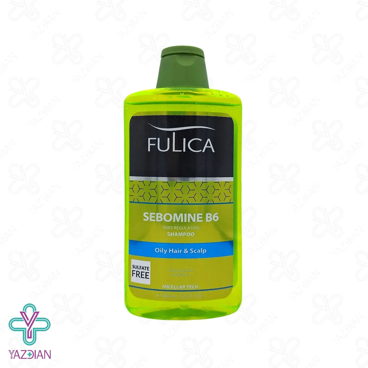 شامپو فاقد سولفات موهای چرب فولیکا - 400 میلی لیتر	