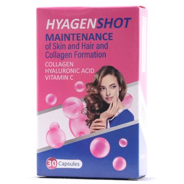 تصویر  کپسول کلاژن تقویت پوست و مو هیاژن شات گسترش میلاد فارمد - 30 عددی