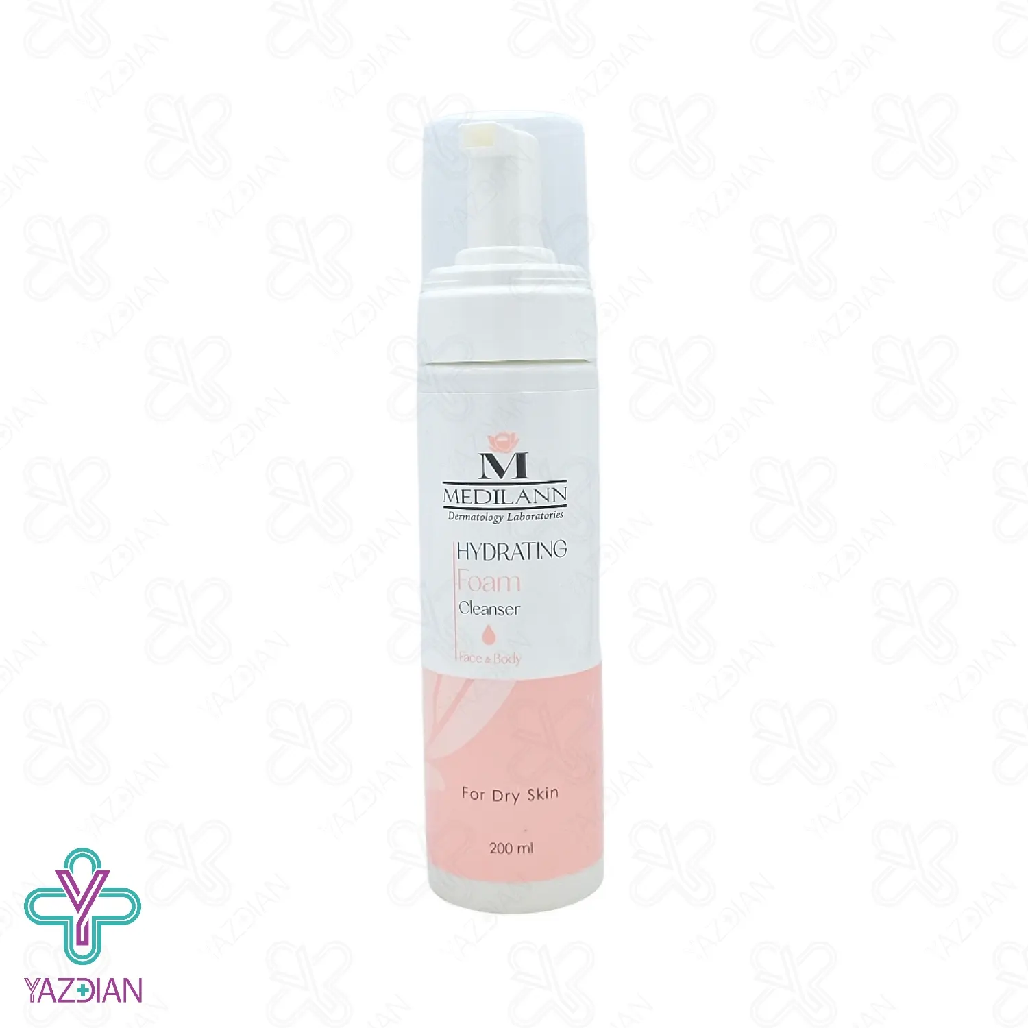 فوم شستشوی صورت و بدن پوست خشک و حساس مدیلن - 200 میلی لیتر	