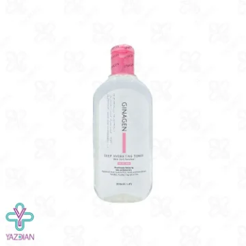 تونر پاک کننده و آبرسان پوست خشک ژیناژن - 200 میلی لیتر	