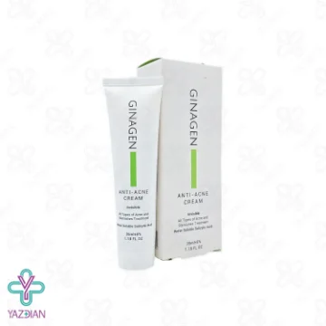 کرم آنتی آکنه و جوش بی رنگ ژیناژن - 35 میلی لیتر	