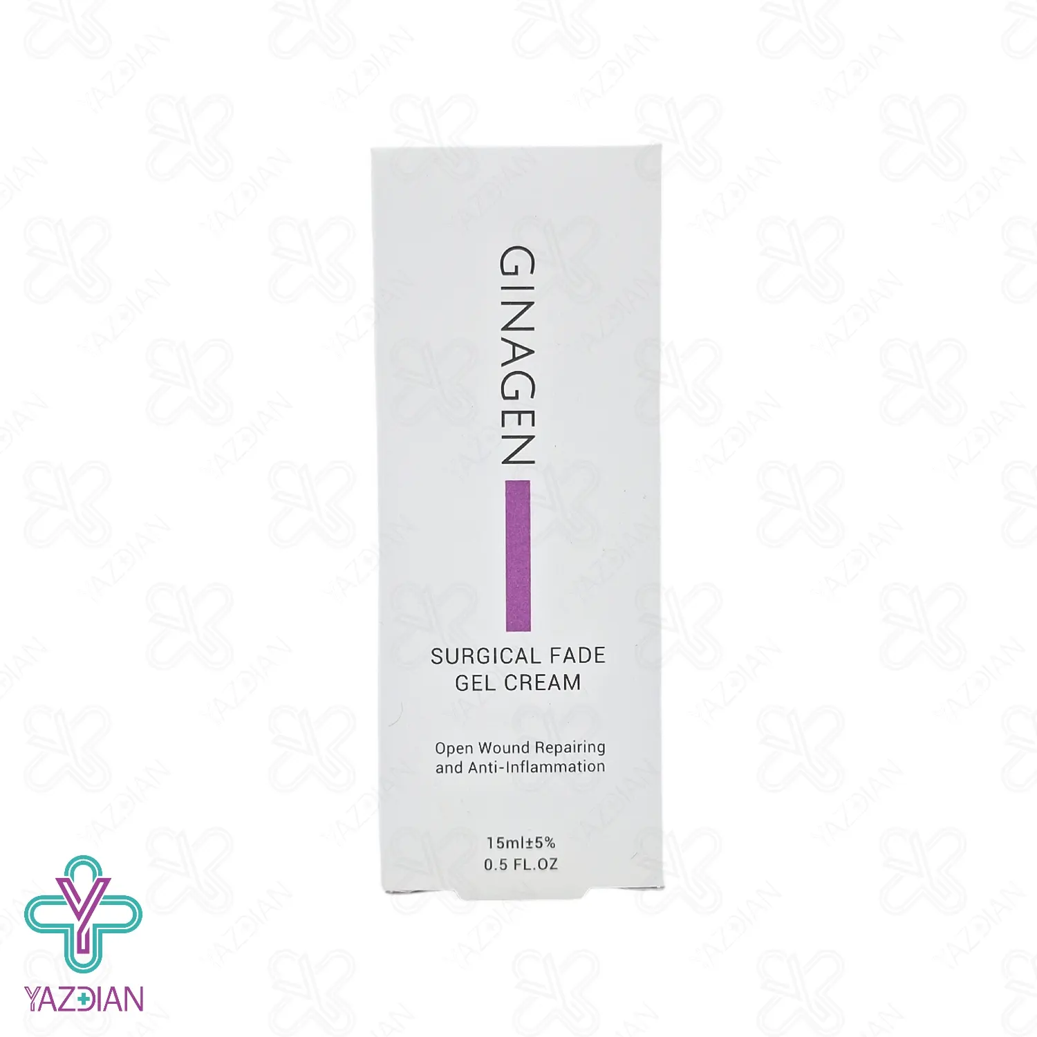 کرم ترمیم کننده زخم ضد قارچ و باکتری ژیناژن - 15 میلی لیتر