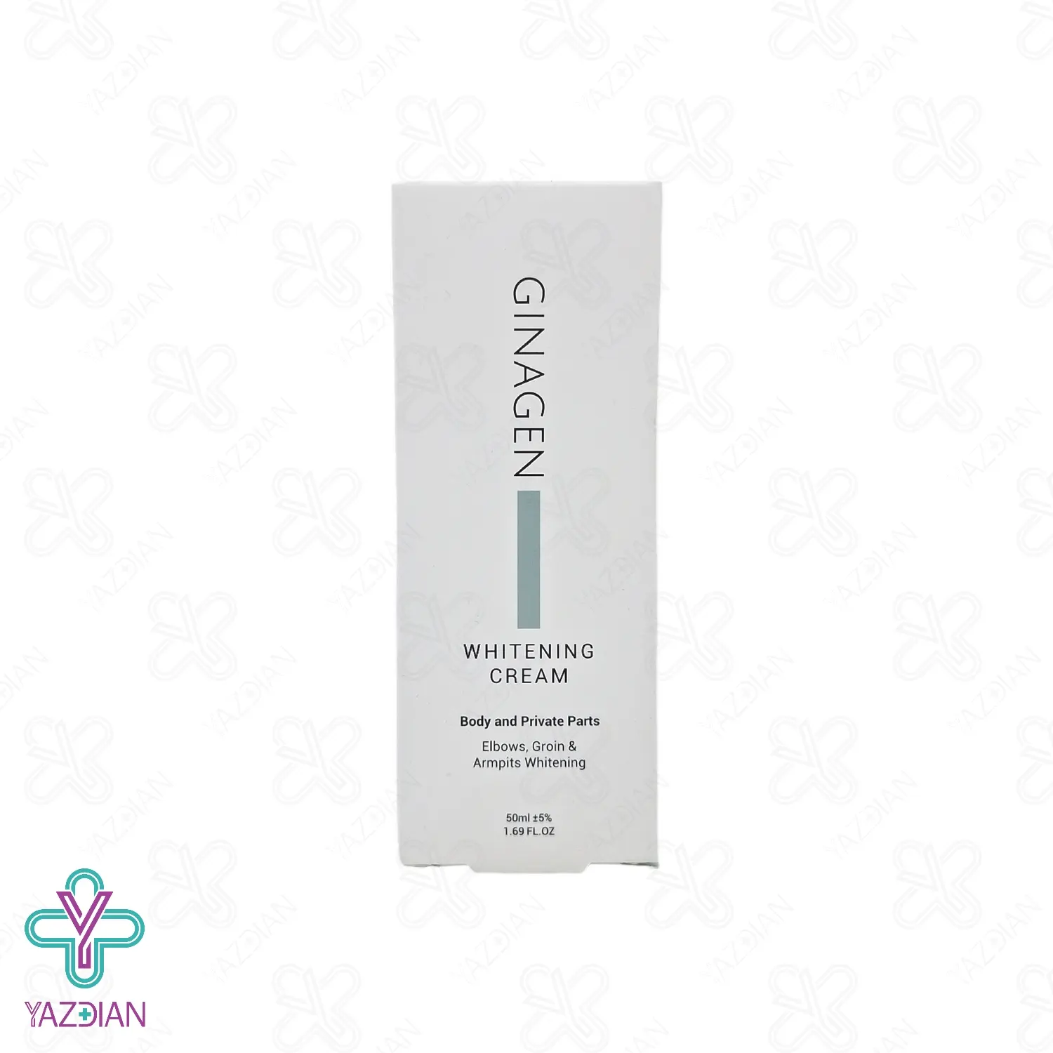 کرم ضد لک و روشن کننده بدن و نواحی حساس ژیناژن - 50 میلی لیتر	