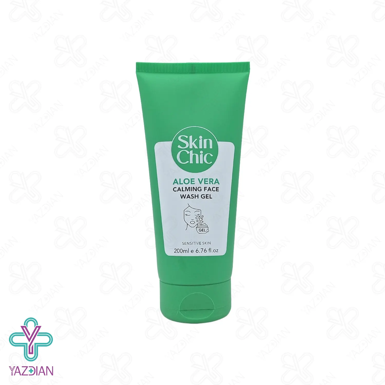 ژل شستشوی صورت آلوئه ورا اسکین شیک - 200 میلی لیتر	
