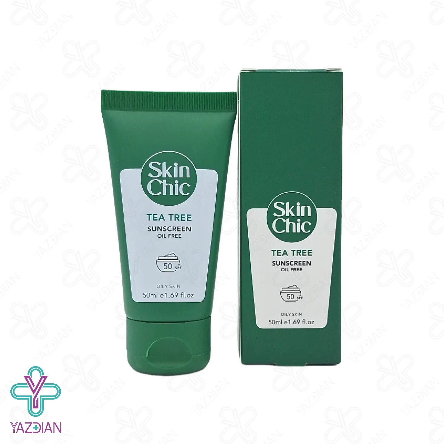 کرم ضد آفتاب ضد جوش SPF 50 اسکین شیک – بی رنگ