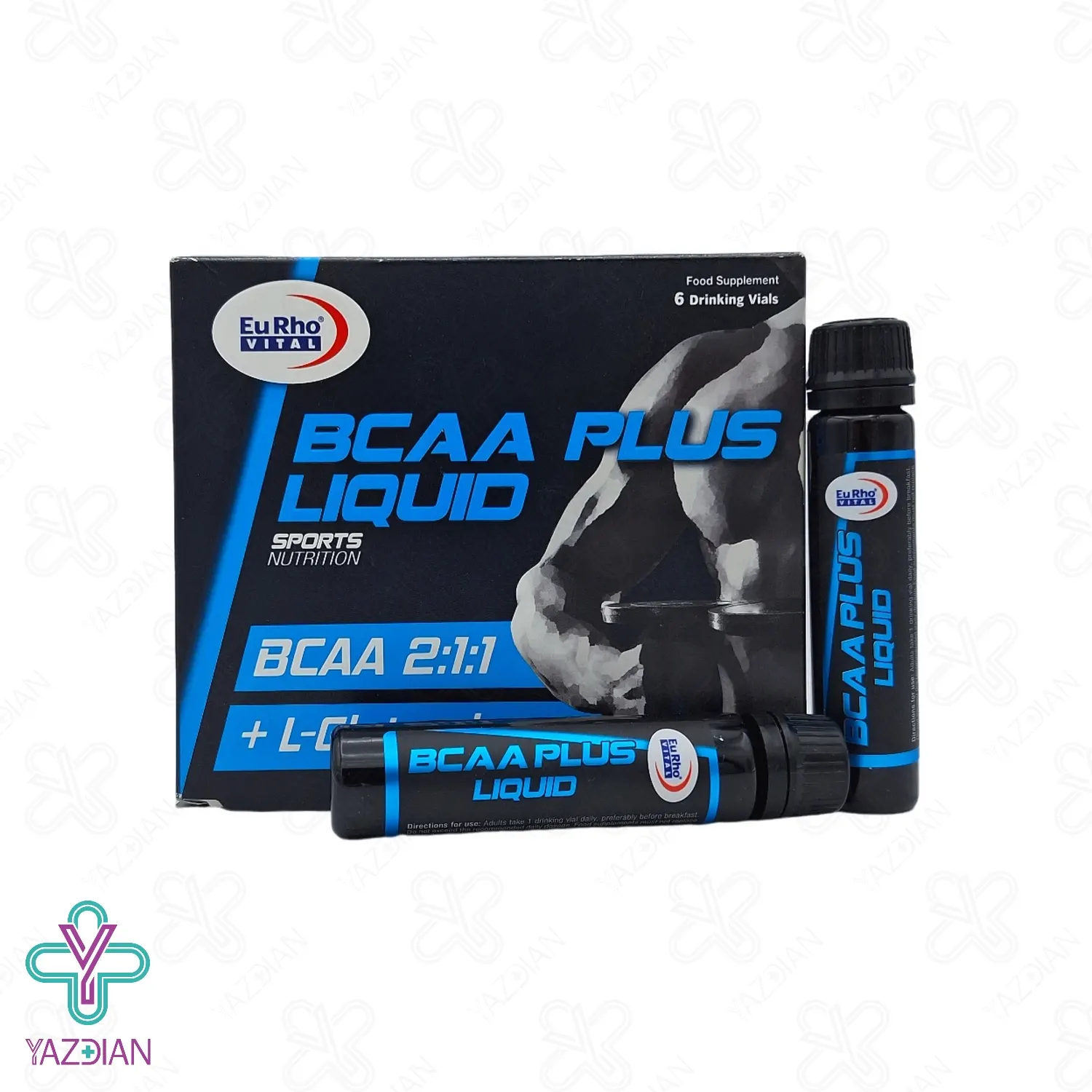 ویال BCAA بی سی ای ای پلاس لیکوئید یوروویتال - 6 عددی	