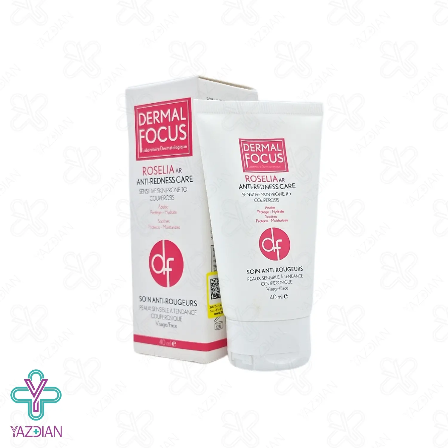 کرم ضد قرمزی رزالیا AR درمال فوکوس - 40 میلی لیتر	