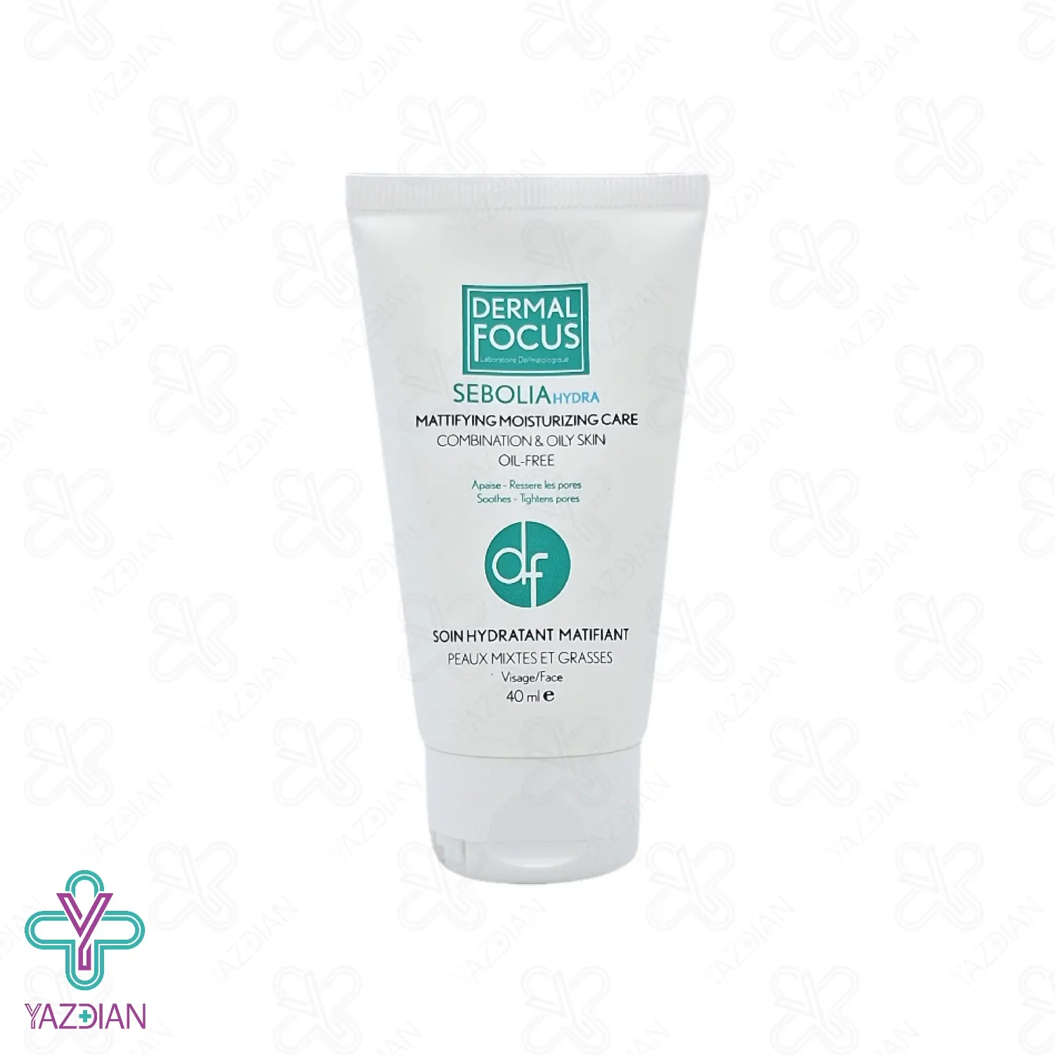 کرم مرطوب کننده پوست چرب سبولیا درمال فوکوس - 40 میلی لیتر	