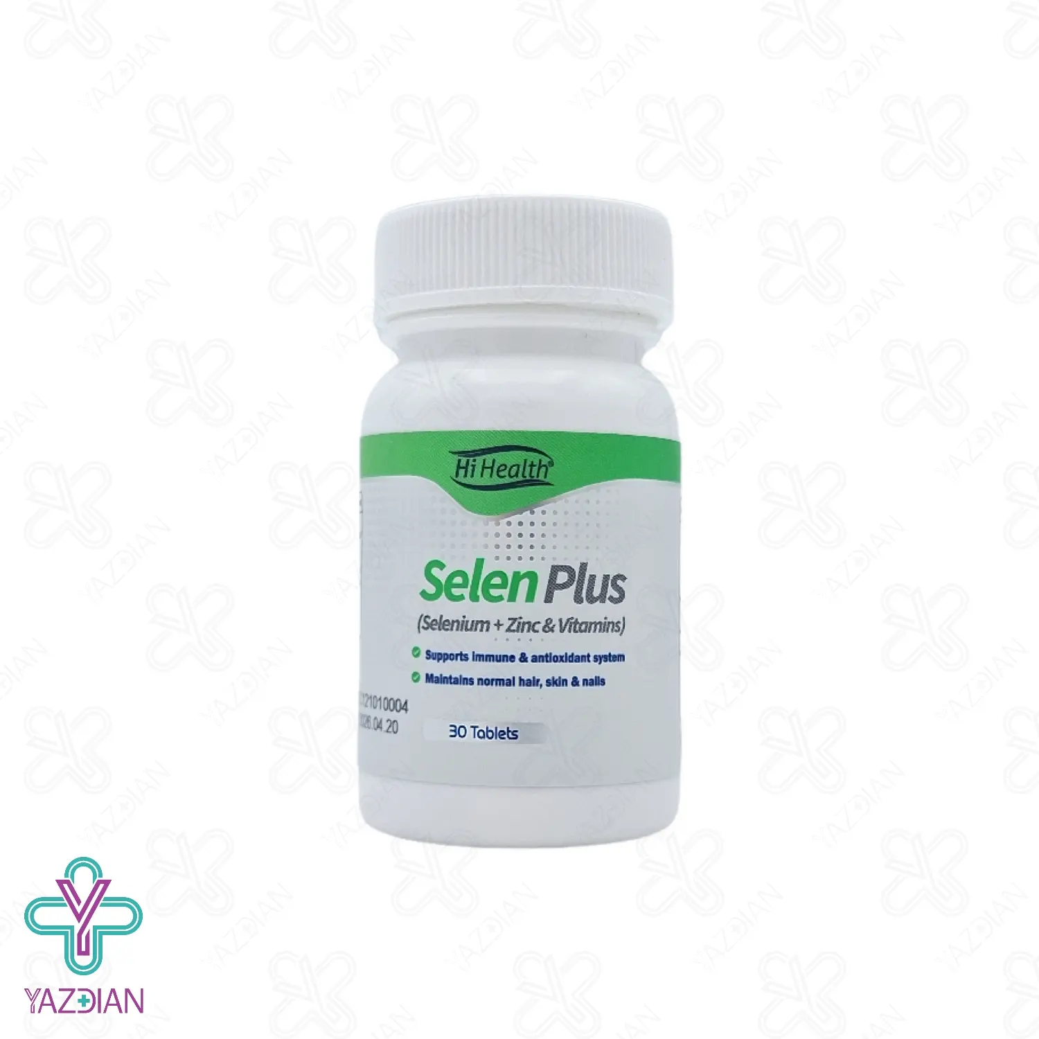 قرص سلنیوم و زینک سلن پلاس های هلث - 30 عددی	
