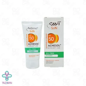 کرم ضد آفتاب فاقد چربی SPF 50 آکنه سل آردن - بی رنگ	